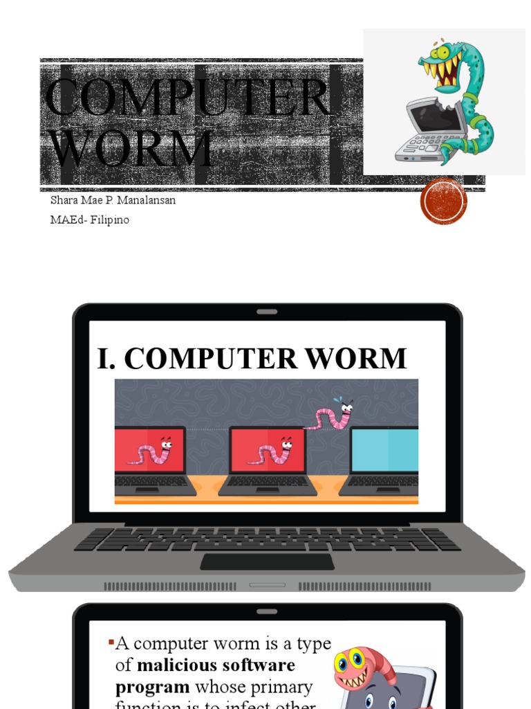 Computer Worm: Shara Mae P. Manalansan Maed-Filipino | PDF | Malware ...