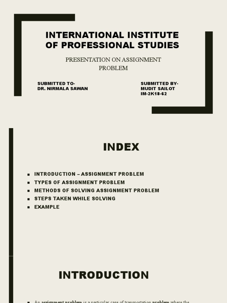 International Institute of Professional Studies: Presentation On ...