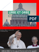 ArchB's Talk For The Council of The Laity (VirtueAL Conference) - Urbi Et Orbi 2020
