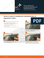 Cómo cambiar las escobillas delanteras de limpiaparabrisas en Hyundai Santa FÉ CM.pdf