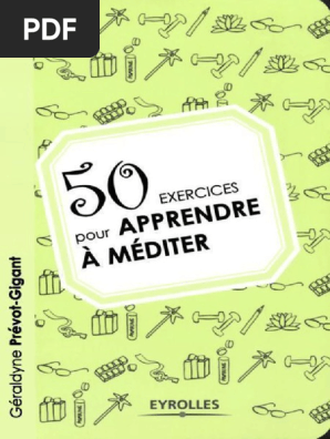 50 exercices pour apprendre a m prevot gigant geraldyne pdf meditation conscience