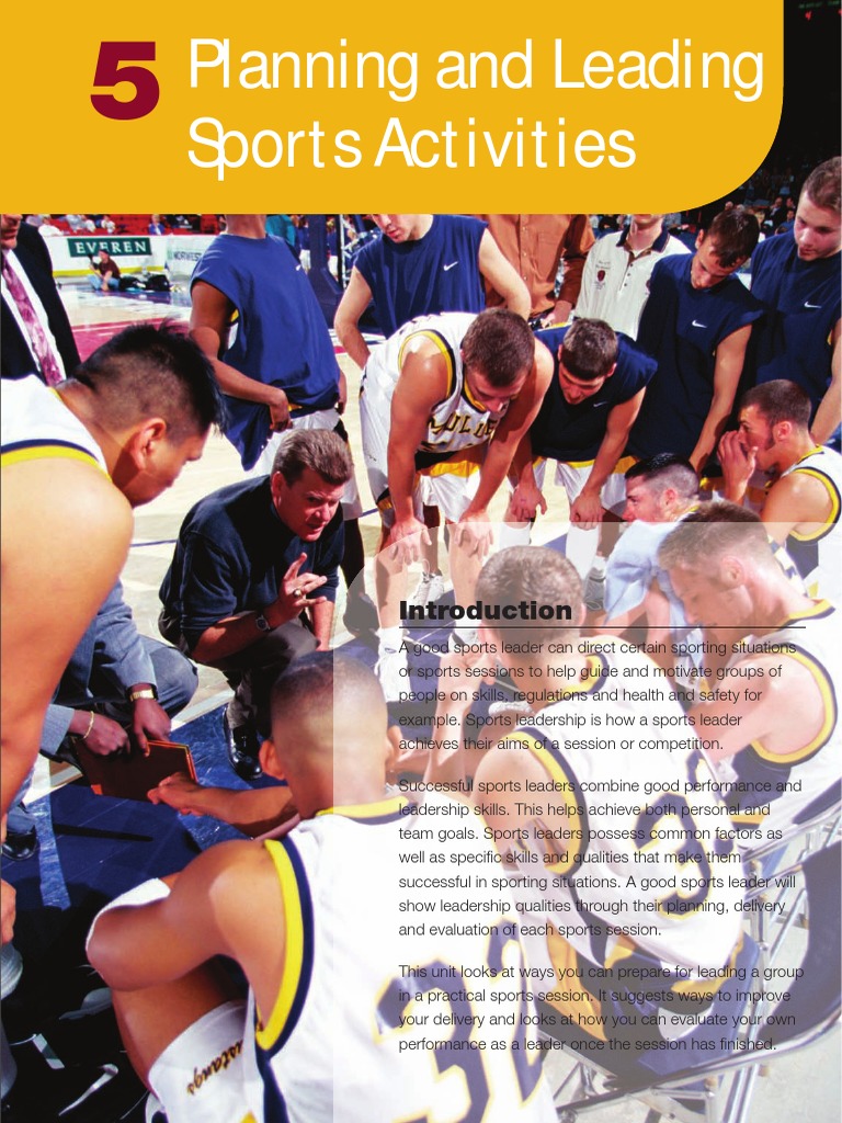 Sports Leadership: Planning & Evaluation | PDF | Leadership ...