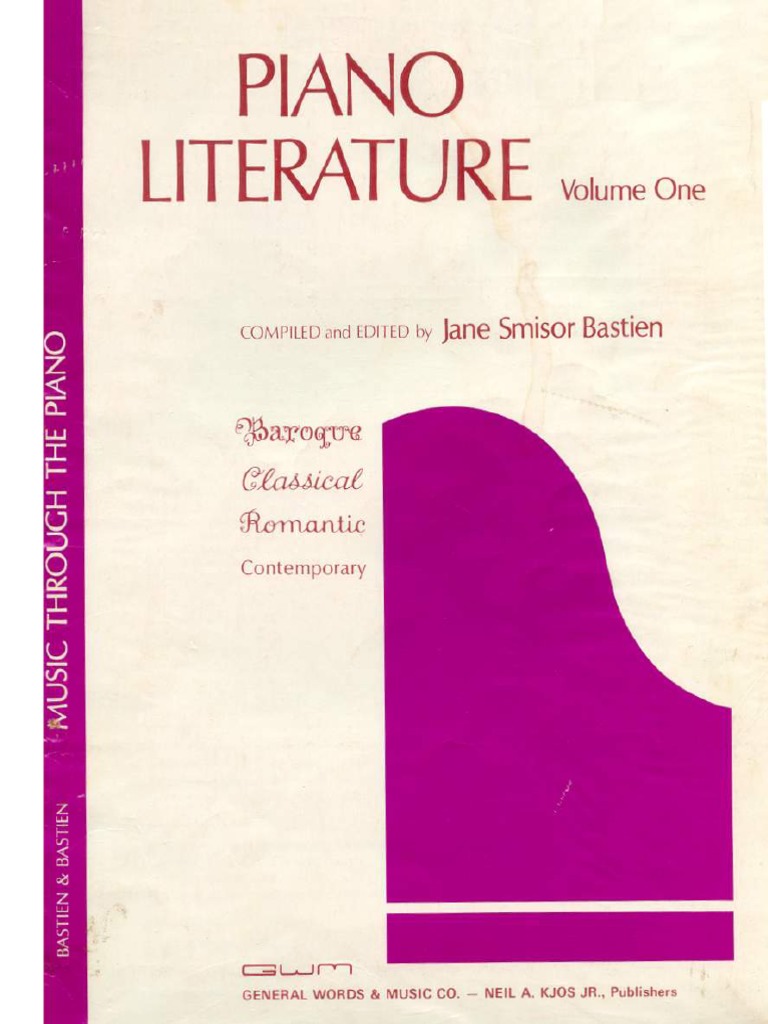 Bastien Piano Literature Volume 1 PDF PDF