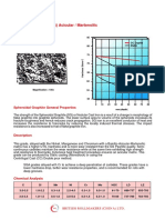 Spheroidal Graphite (SG) Acicular / Martensitic