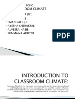 Class Room Climate