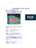 Informacion Del Voleiboll