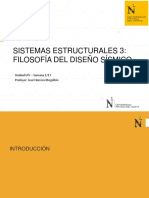 Sistemas Estructurales 3: Filosofía Del Diseño Sísmico: Unidad I/IV - Semana 1/17 Profesor: José Herrera Mogollón