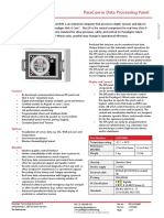 PTS DataSheet A1205469 Data Processing Panel