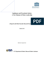 Legitimacy and Procedural Justice - A New Element of Police Leadership
