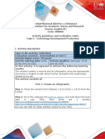 Activities guide and evaluation rubric - Unit 3 - Task 5 - Technology development Production (1)