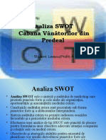 Analiza SWOT Cabana Vanatorilor