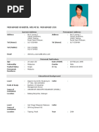 RESUME FOR SPM LEAVERS