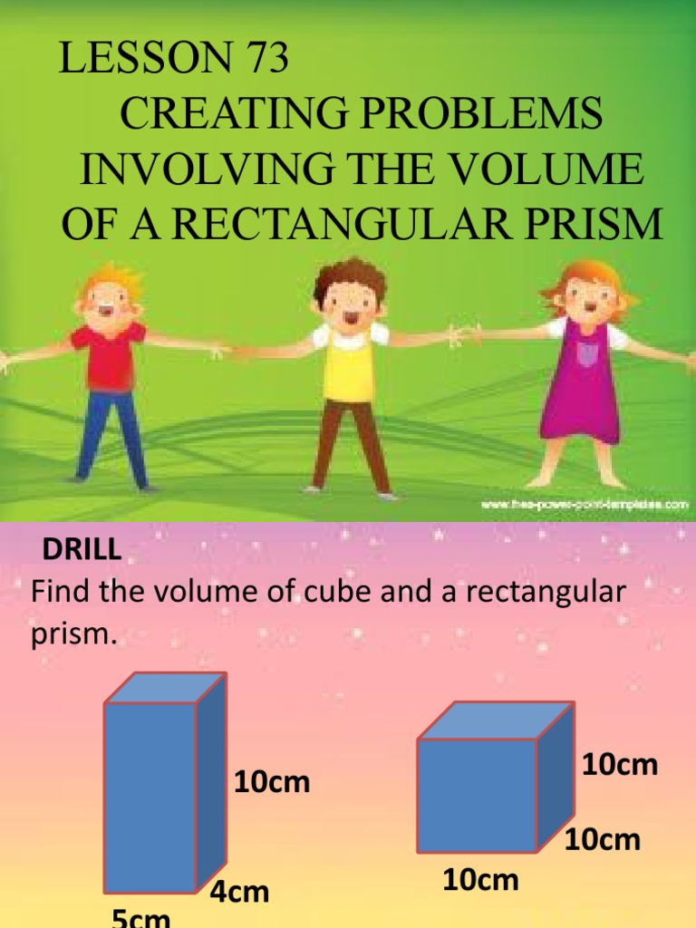Volume Problems with Rectangular Prisms | PDF | Volume | Teaching ...