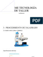 Operación de Taladrado de 2 Pulgadas en Diferente Material