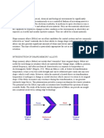 Shape Memory Alloys