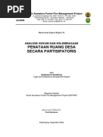 Penataan Ruang Desa Secara Partisipatoris: Analisis Hukum Dan Kelembagaan