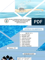 Técnica del estilo mariposa en natación