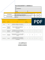 Rúbrica Evaluación T3 y Evaluación Final