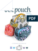 Box Pouch Sewing Pattern PDF