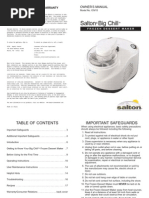 Download Salton Big Chill Ice Cream Maker ICM15 IB by Alain Jose SN46971830 doc pdf