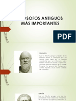 Filosofos Antiguos Más Importantes PDF