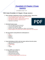 NDG Linux Essentials 2.0 Chapter 2 Exam Answers