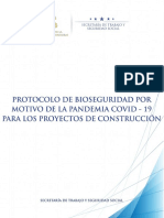 Protocolo de Bioseguridad para El Sector Construcción STSS Rev GE LH 2 PDF