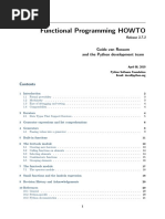 Functional Programming HOWTO: Guido Van Rossum and The Python Development Team