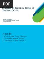 Overview of New Technical Topics in CCNAv7