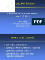 Soils and Soil Fertility: California Farm Academy, Winters March 17, 2015