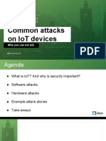 Common Attacks On IoT Devices Christina Quast PDF