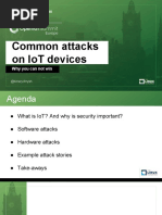 Common Attacks On IoT Devices Christina Quast PDF