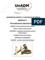 Modulo 7 "Procedimiento Administrativo": Universidad Abierta Y A Distancia de México