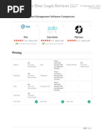Legal practice page displaying structured case-management information and document records