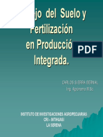 Gestión Del Manejo Del Suelo - Producción Integrada