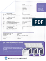 DIY Three-Bin Compost System: Materials