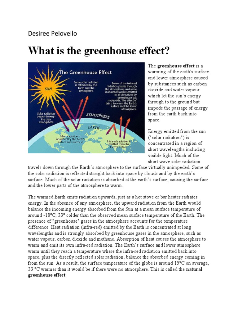 Science - Greenhouse Effect | PDF | Greenhouse Effect | Atmosphere Of Earth