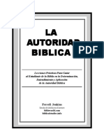 La Autoridad Biblica PDF