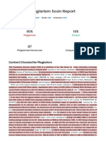 SER Plagiarism Report