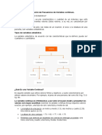 Distribución de Frecuencias de Variables Continuas