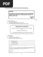 F2 March Examination 2020 (PAPER 1)