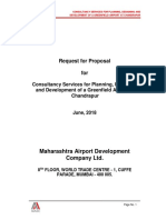 Request For Proposal For: Maharashtra Airport Development Company LTD