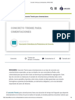 Concreto Tremie para Cimentaciones - ARGOS 360 PDF