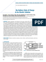 Critical Review on the Battery State of Charge Estimation Methods