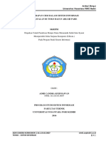 Diajukan Untuk Penulisan Skripsi Guna Memenuhi Salah Satu Syarat Memperoleh Gelar Sarjana Komputer (S.Kom.) Pada Progam Studi Sistem Informasi