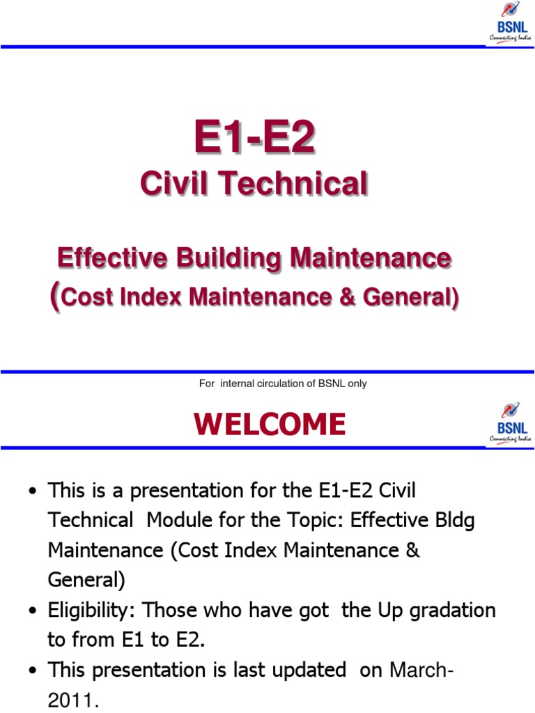 Effective Building Maintenance Guidelines | PDF | Sink | Building Materials