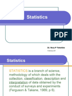 Handout 1 Statistics