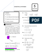 Exponents & Powers: Laws of Exponents (Positive Exponents) Standard and Usual Forms of Number Compare of Numbers