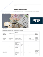 Factores de Las Cuotas y Aportaciones 2020 - IDC PDF