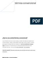 Funcionamiento de Una Central Térmica Convencional PDF